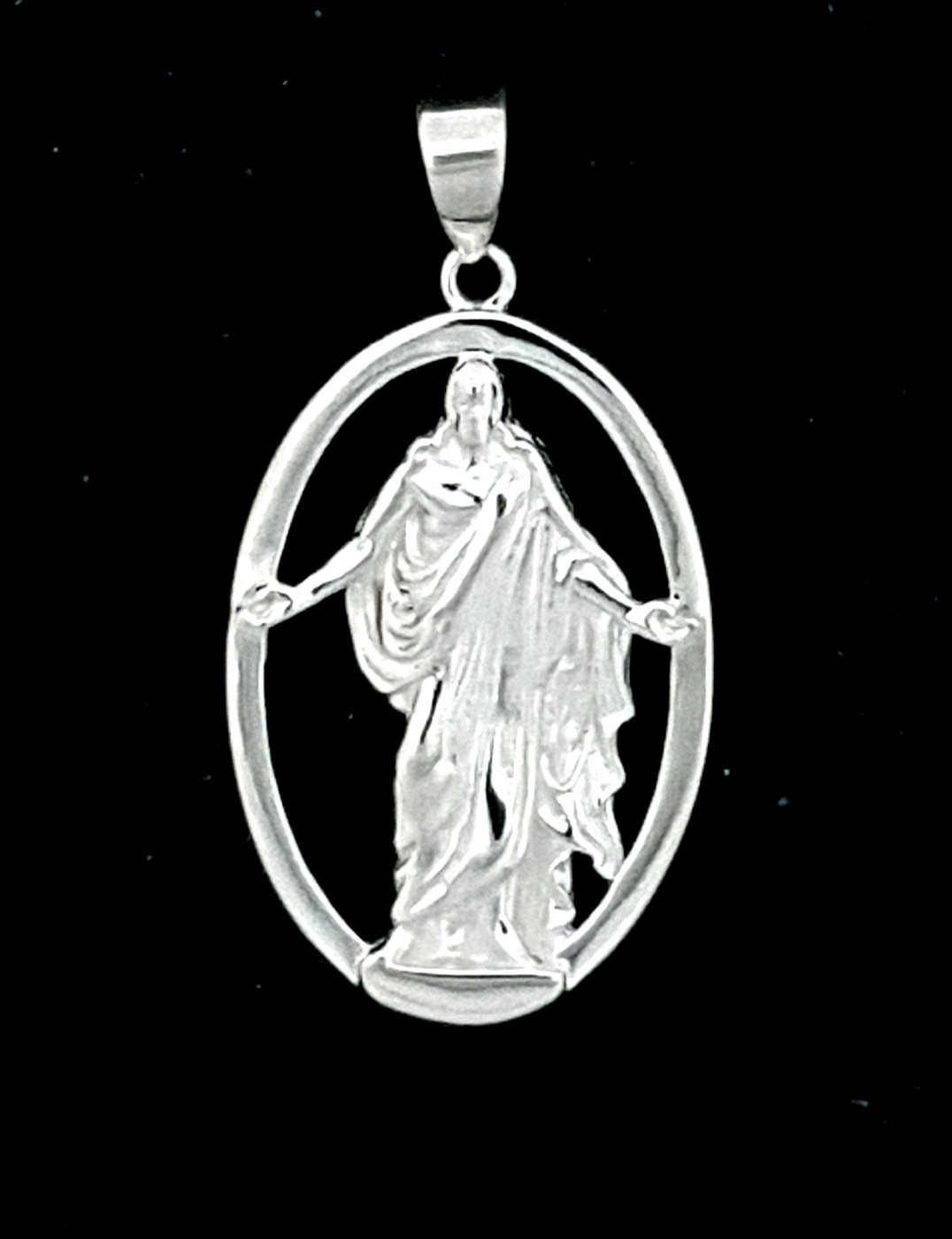 Christus Necklace, Sterling Silver #744